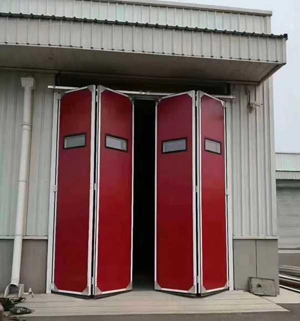 兰州工业折叠门在大型装配车间出入口的应用实例